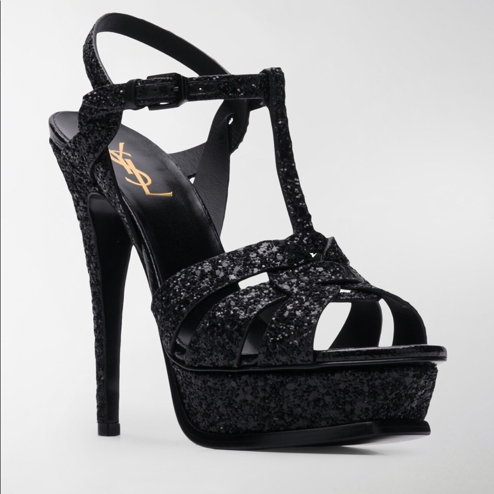 SAINT LAURENT TRIBUTE SANDAL Heels AUTHENTIC